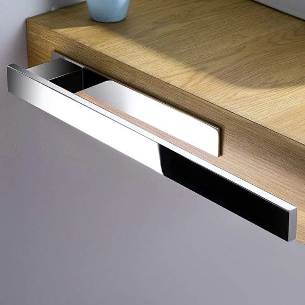 Porte-serviettes autocollant 39 cm en acier inox finition brillante B39