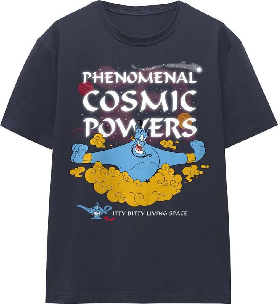 Aladdin - "Phenomenal Cosmic Powers" T-Shirt für Damen TV25302 (L) (Marineblau)