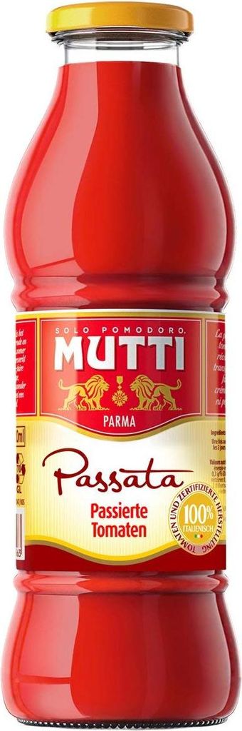 4x Mutti Passata di Pomodoro Tomatenpaste Tomaten sauce 100% Italienisch 700g