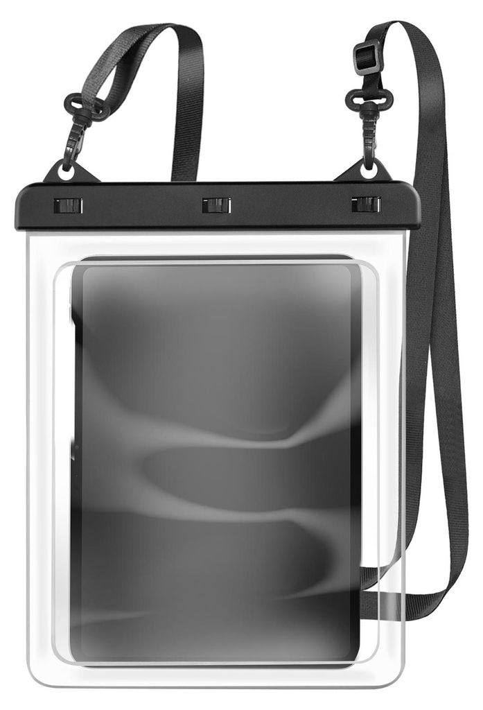 Avizar, IPX8 Tablet-Tasche 12" mit Touch-Fenster und Band, Transparent