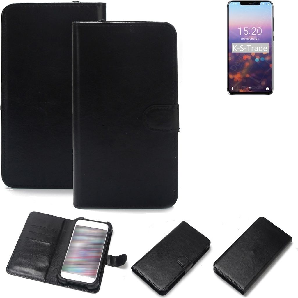 K-S-Trade Handyhülle Schutzhülle kompatibel mit UMIDIGI Z2 Handy Schutz Hülle Handyhülle Bumper schwarz 1x