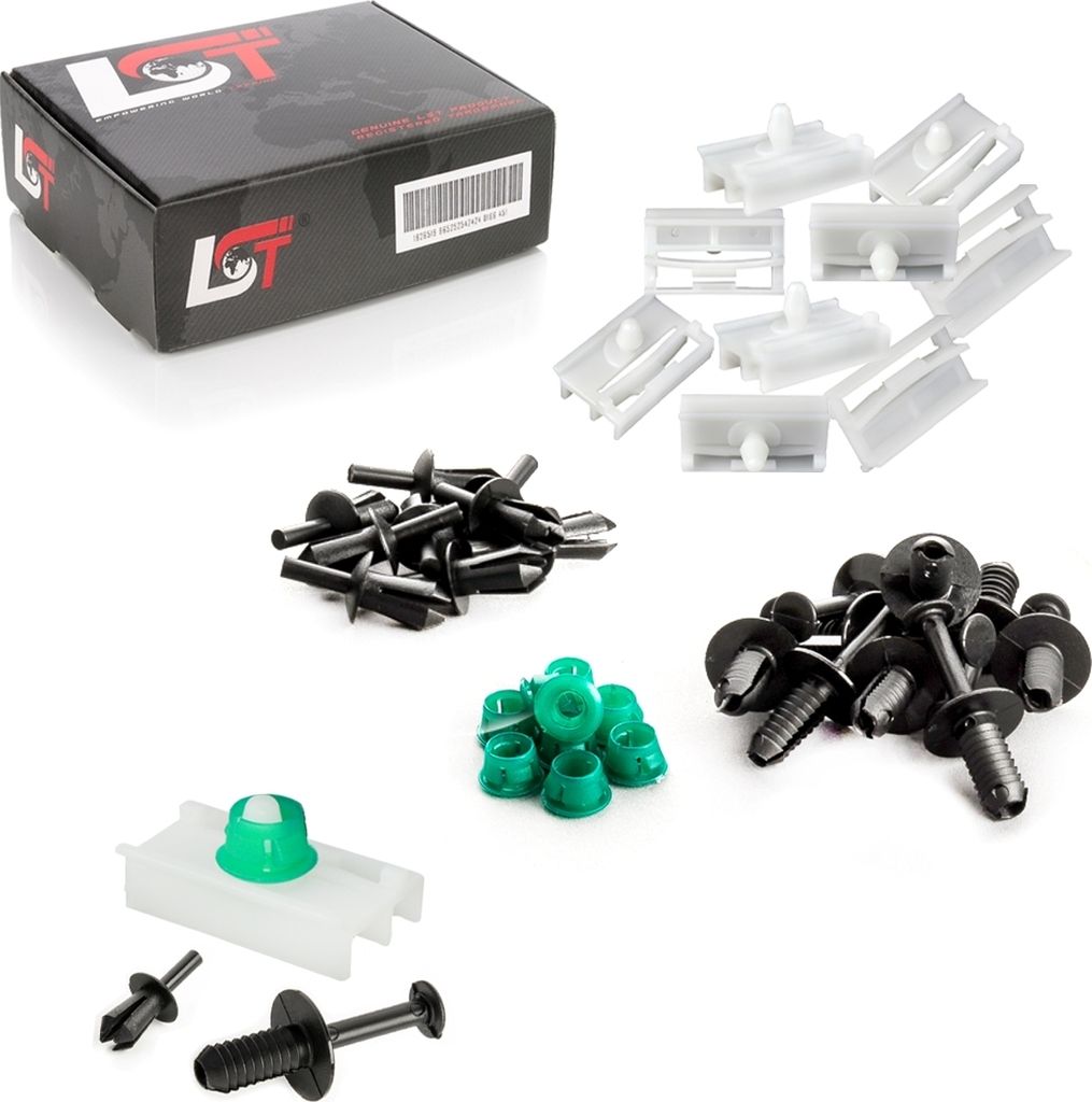 Seitenschweller Reparatur Clips Set 40 teilig für BMW 3er E36 E46 E90