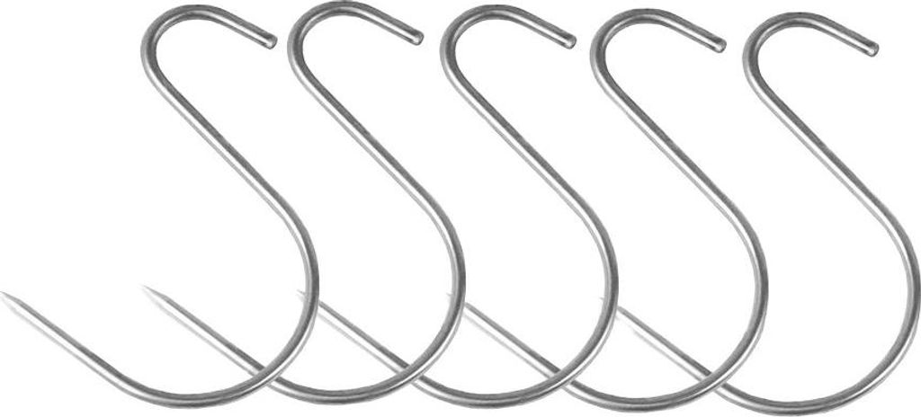 S-Haken asymmetrisch Edelstahl