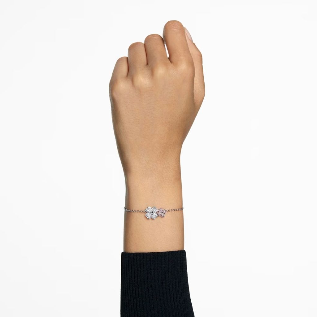 Swarovski Damen Armband Lat Blume, Mehrfarbig 5636590