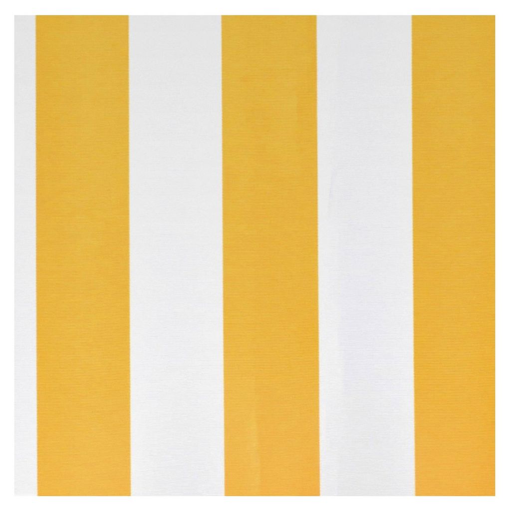 UV-Schutz Markisentuch 430x295cm Orange/Weiß, Polyester, für 4,5x3m Rahmen, Terrasse/Garten