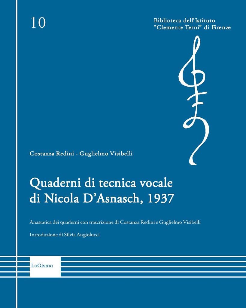 Redini, C: Quaderni di tecnica vocale di Nicola D'Asnasch, 1