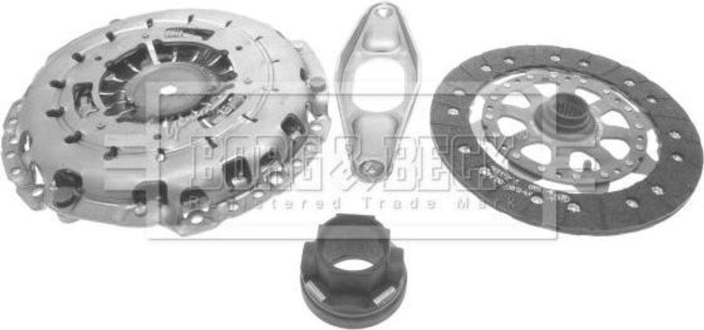 BORG & BECK HK2607 Kupplungssatz OE 21207625147 kompatibel mit 1er F20, 1er F21, 2er F23, 2er F22, 3er F30, 3er F34, 3er F31, 4er F33, 4er F32, 4er...