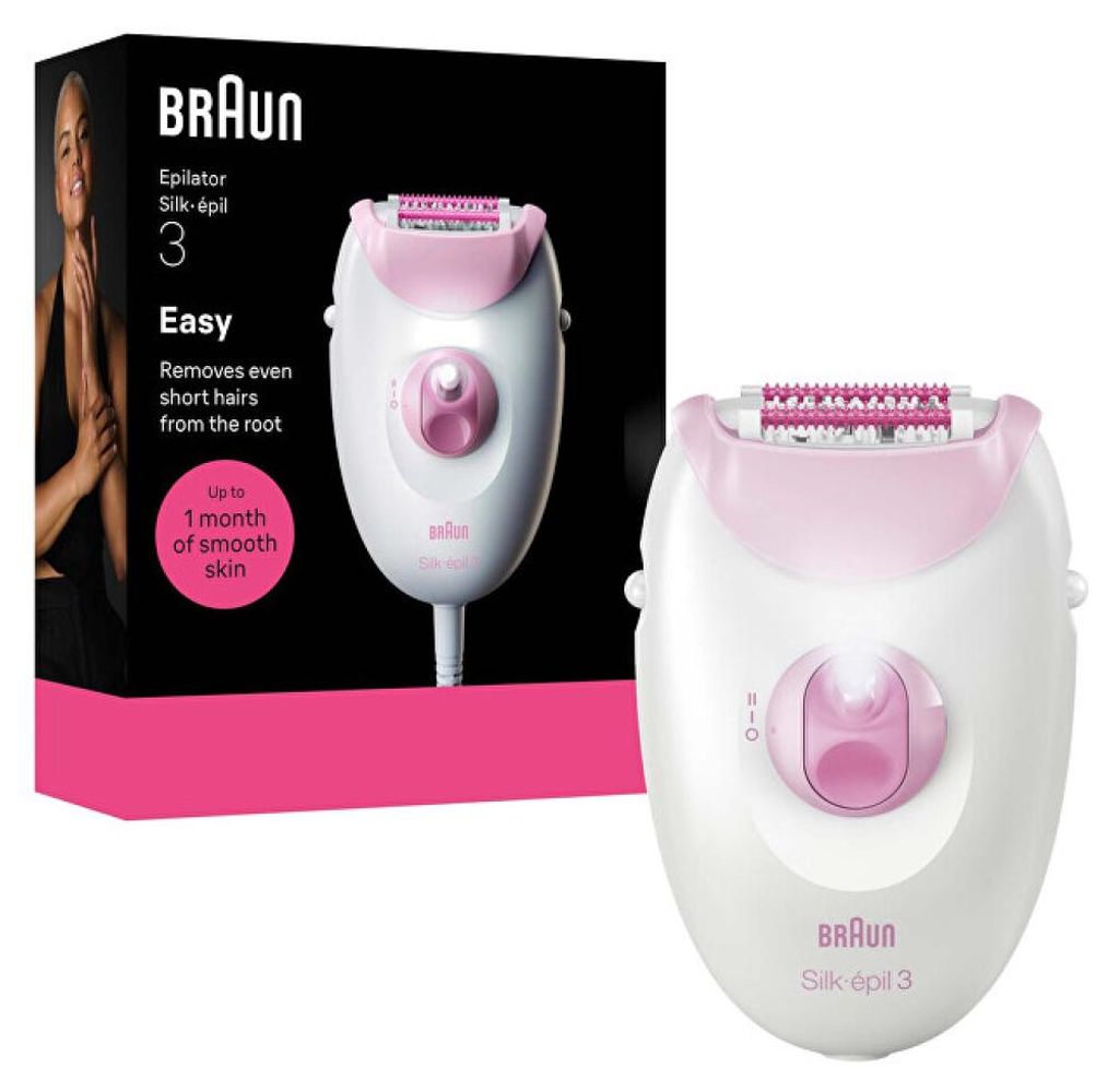 Braun Silk-epil 3-000 20 Pinzette Pink Produktbild 