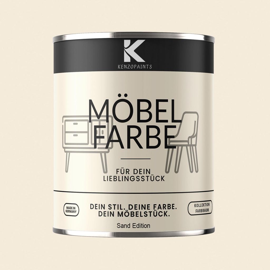 Kenzopaints 750ml Möbelfarbe Möbellack Buntlack Farbraum - Produktbild 