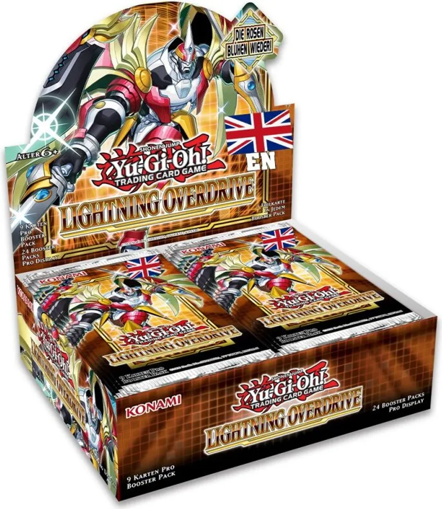 Boîte Yu-Gi-Oh! Lightning Overdrive pour Deck Compétitif 1ère Édition EN