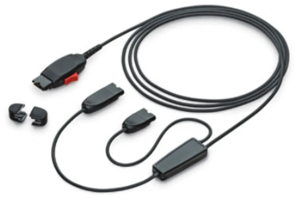 Câble en Y répartiteur pour casque numérique Poly avec prise QD 6 broches