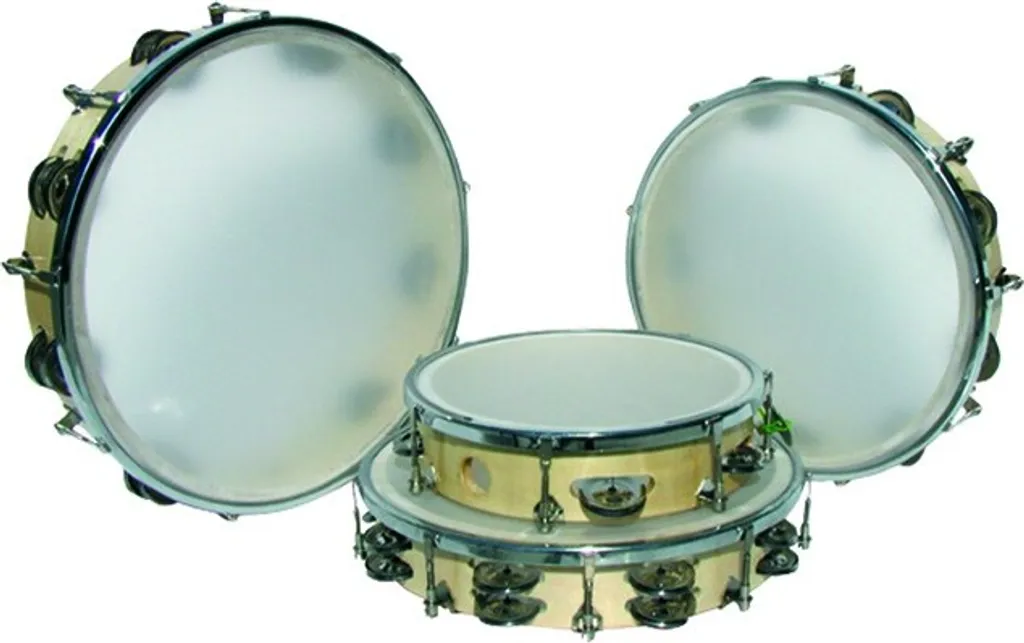 Tambourin à cymbalettes Tamburina GOLDON - Instrument de rythme en bois
