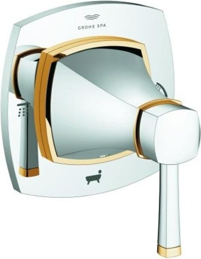 Grohe 5-Wege Umstellung Grandera 29419 Fertigmontageset chrom/gold