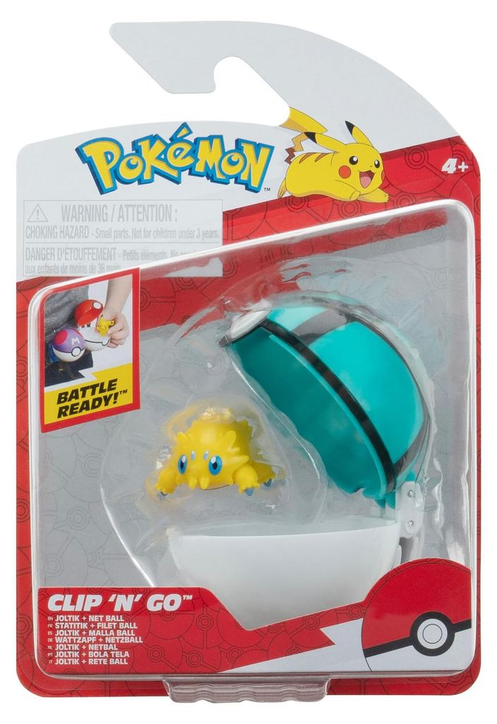 Pokémon PKW3632 - Clip'n'Go Poké Ball - Wattzapf & Produktbild 