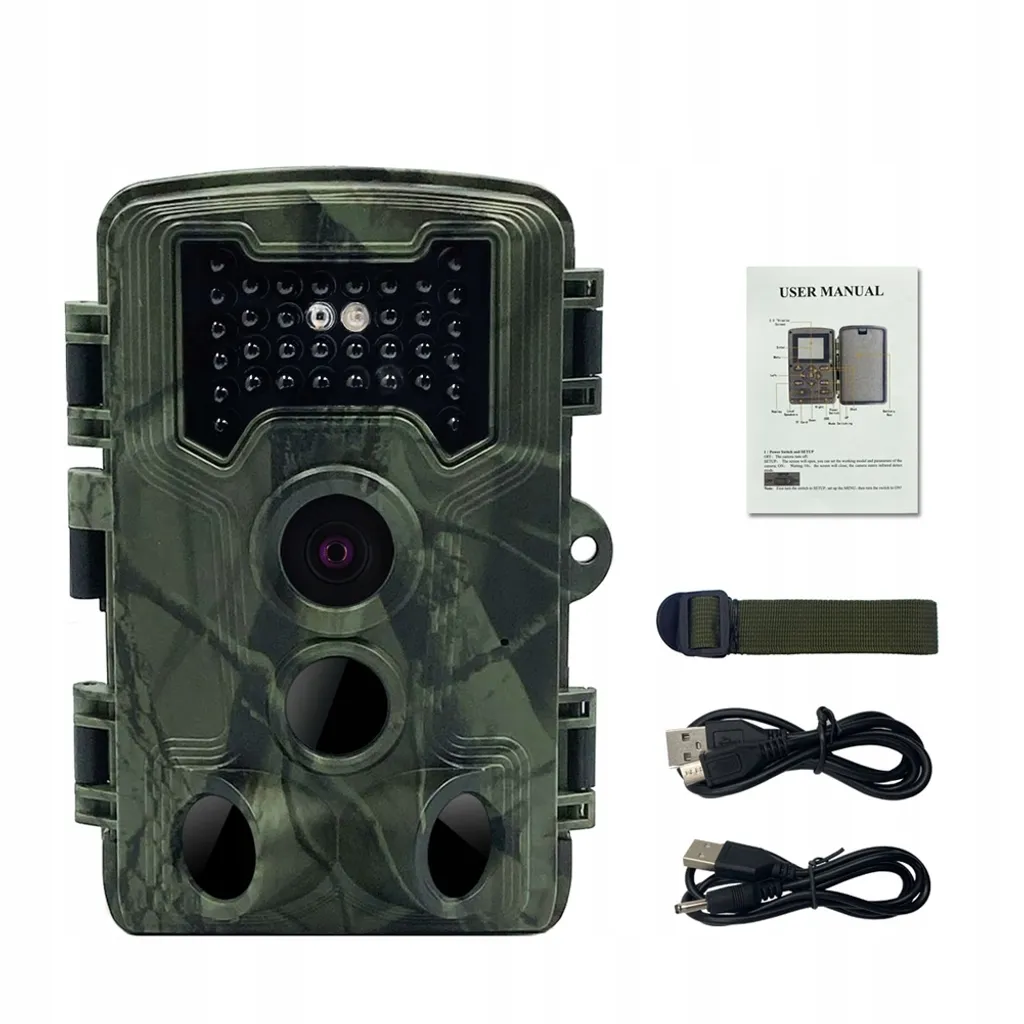 Caméra de Chasse 36MP 120 Degrés Menu FR avec 6 Mois d'Autonomie