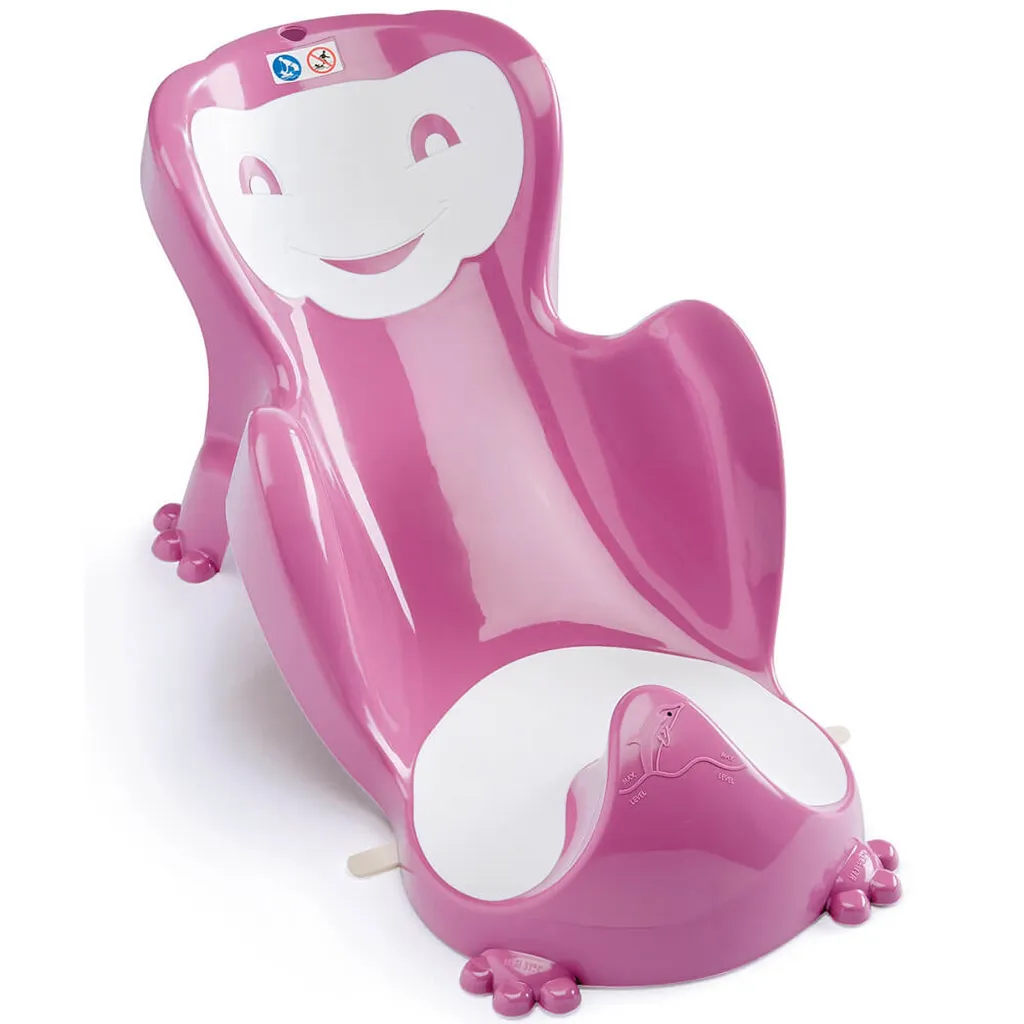 Transat de bain Babycoon Funny Fuchsia - Support de bain pour nourrisson