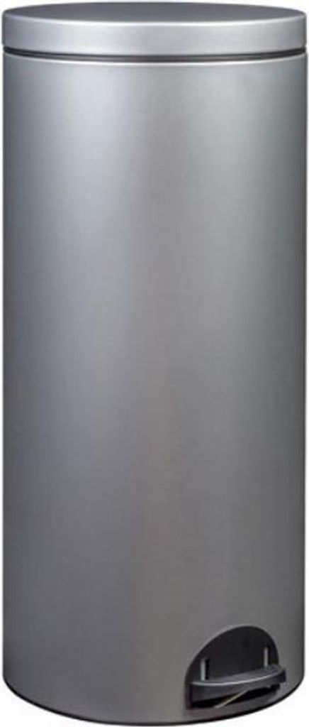 30l metallgrauer pedalbehälter Rossignol 90141