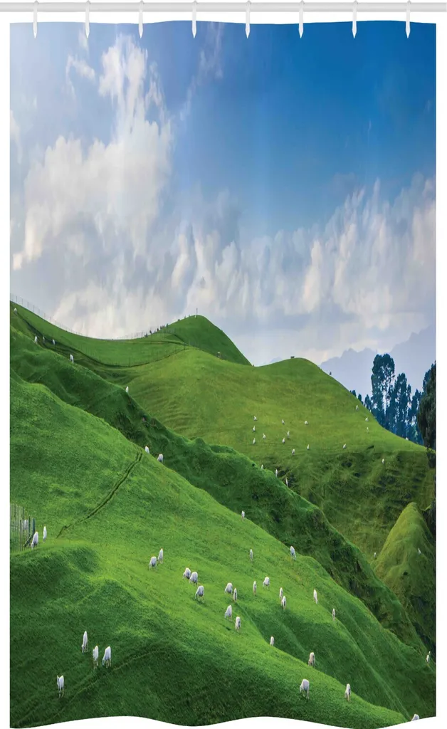 Tenda Doccia Bambini e Famiglia ABAKUHAUS 120x180 cm Tessuto