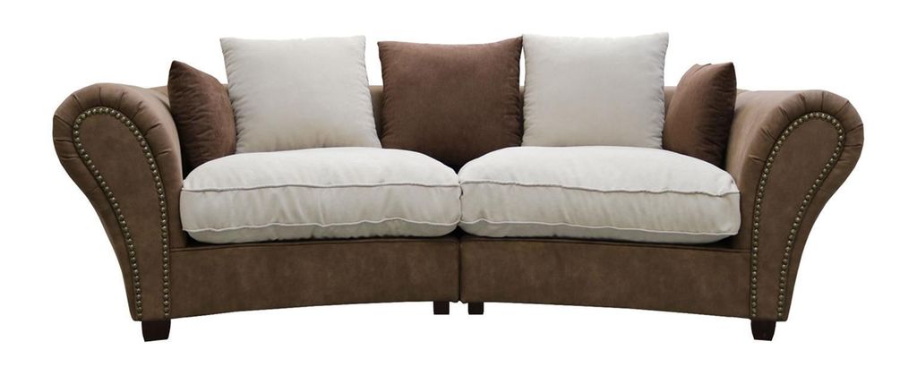 -Sofa 4 Sitzer Stoffsofas Luxus Couch Couchen big Polster Lümmel 265cm Designer