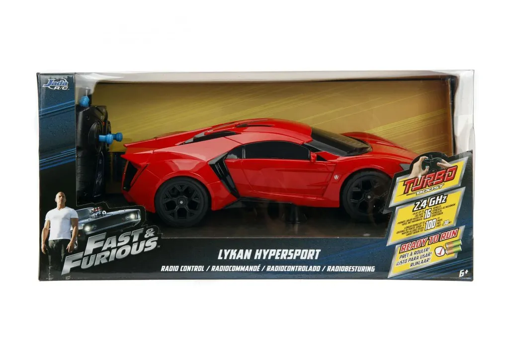 Voiture RC Fast and Furious Lykan 1:16 Anti-Interférence et Rapide