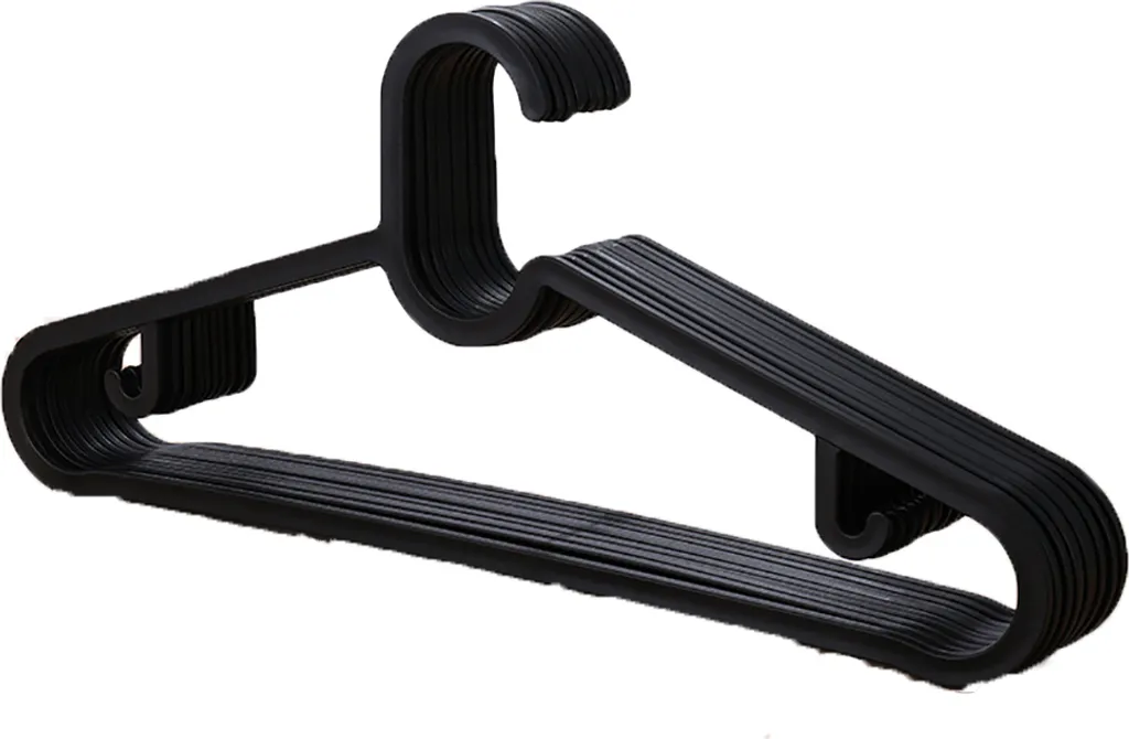 Cintres antidérapants en feutre - Lot de 30 unités durables de 38 cm
