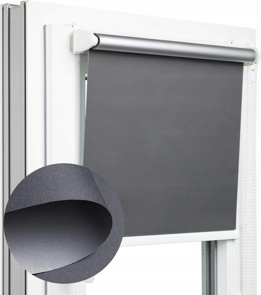 Thermo-Rollo Silver Thermo maßgefertigt 75x150 cm - Verdunkelung & Wärmeschutz