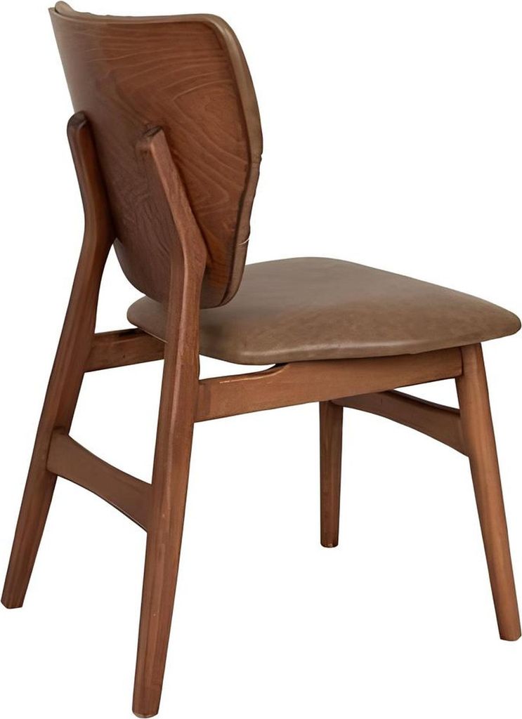 Brauner Esszimmer Stuhl Designer Lehnstuhl Luxus Stilvoller Sessel Neu