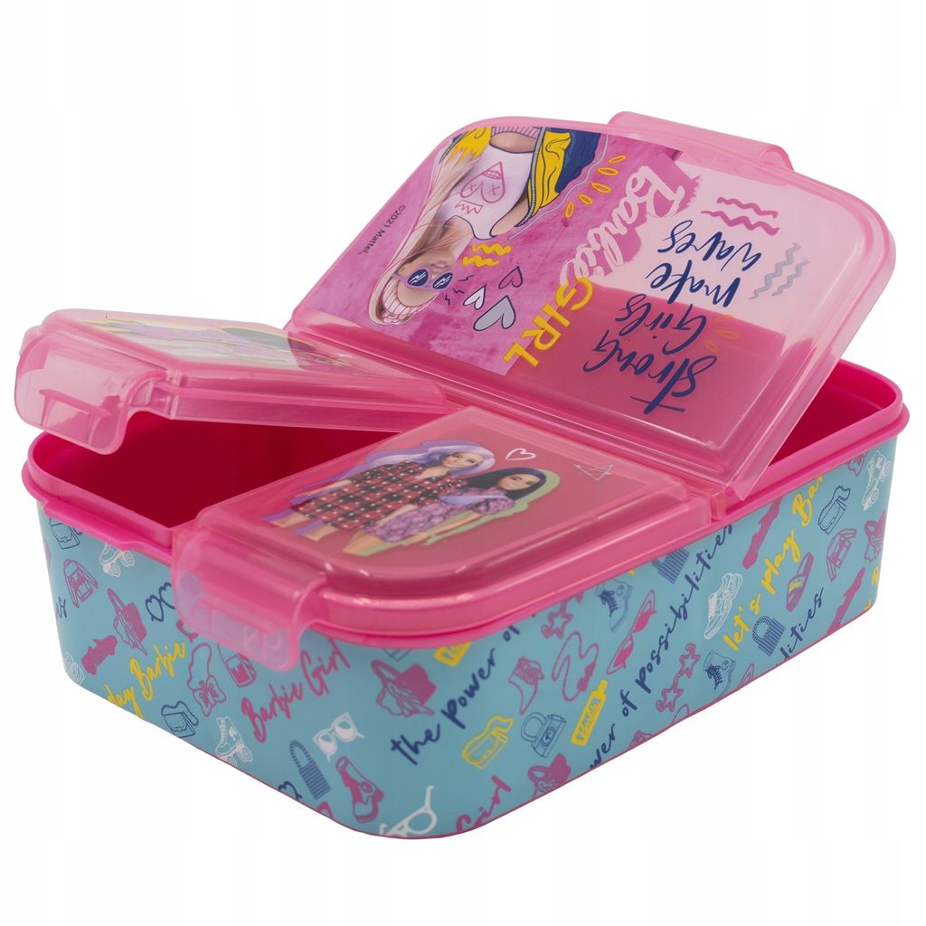 Obedový box | 3 oddelené priehradky | Barbie | Obed na Obrázok produktu 