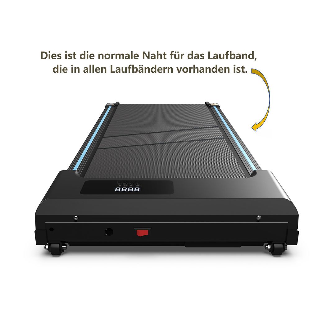 OSOMIRO Gehband Laufband 1-6 km/h Laufmaschine Streifen 12 Produktbild 