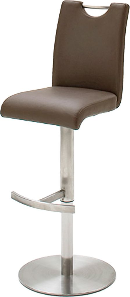 Barhocker Küchenstuhl Tresenhocker Barstuhl Tresenstuhl Küchenhocker "Amiens I" Braun