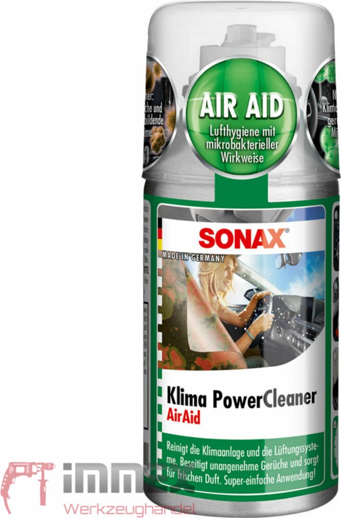 SONAX KlimaPowerCleaner Klima-Reiniger Ocean, Apple, Lemon Produktbild 