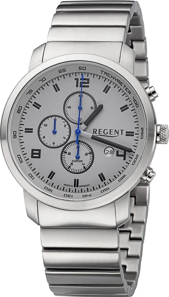 Montre Regent GM-2111 Bracelet Métal avec Cadran Analogique Argent