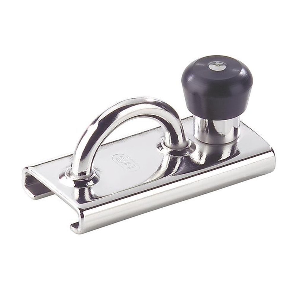 Schlitten für Schiene 25 x 4 mm - Bügel