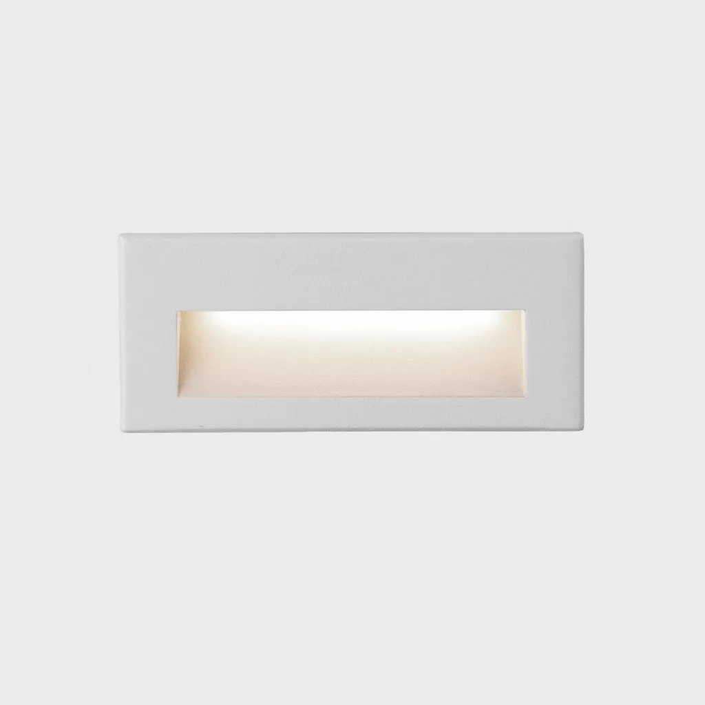Applique encastrable murale anti-éblouissement 4W pour entrée grise
