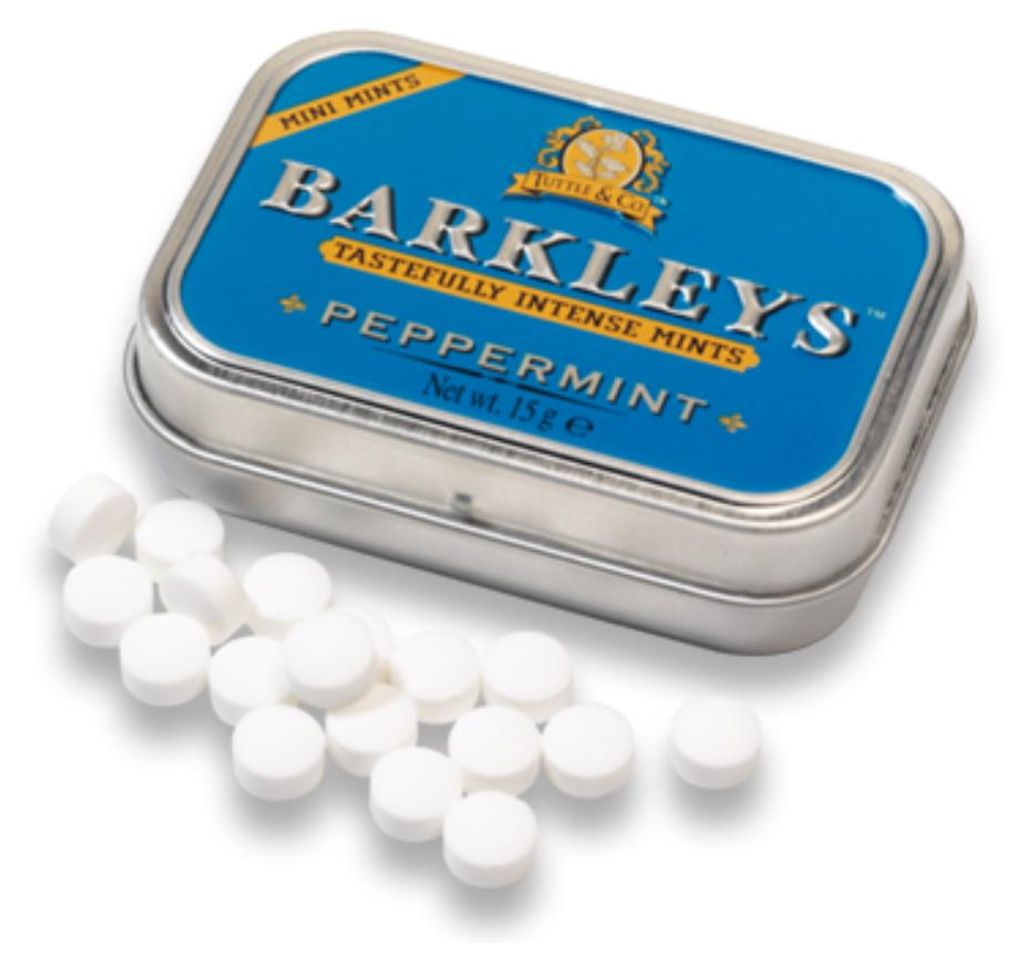 Barkleys Mini mátové pastilky s mátou peprnou bez cukru 15g Obrázek produktu 