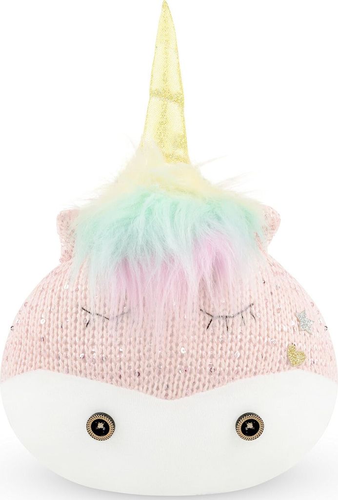 EinhornLiebe - Türstopper - Einhorn Türsack rosa (17x28x16cm) Türgewicht Wandpuffer