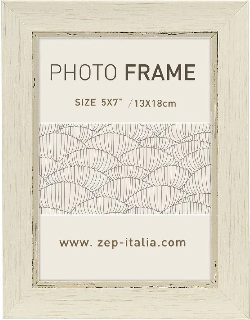 Cadre photo mural 30x40 cm blanc ZEP Tamigi pour décoration salon