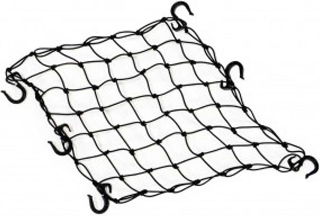 Burley 960130, Frachtnetz, Schwarz, 251 mm, 254 mm, 25 mm