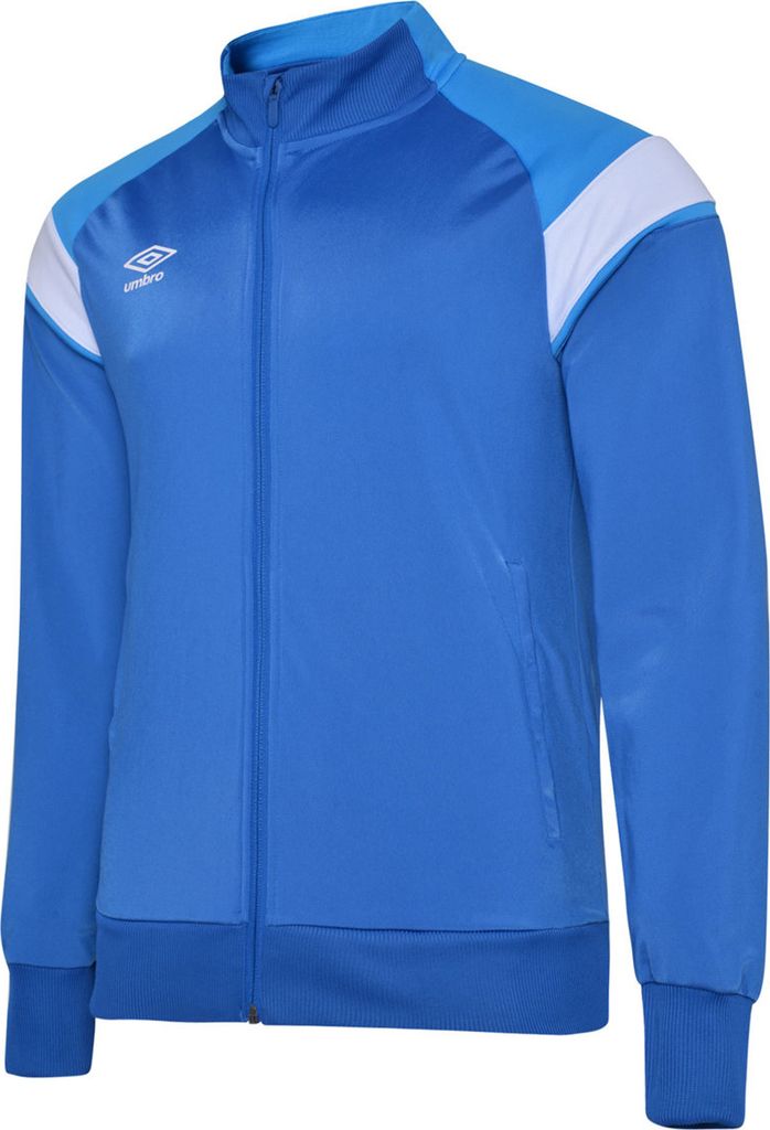 Umbro - Jacke für Kinder UO276 (128) (Königsblau/Ibiza-Blau/ Brillantes Weiß)