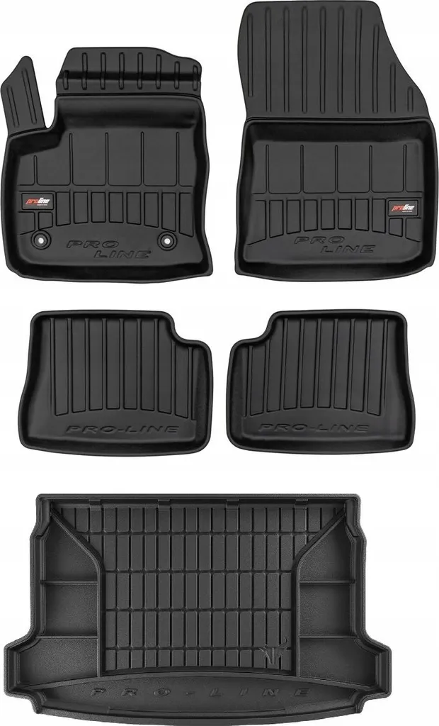 SET 3D Tappetini in gomma Jeep Avenger BEV Electric a partire dal 2023-