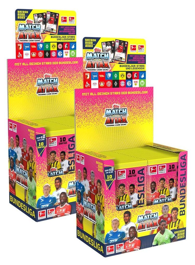Topps Match Attax 2022/23 - 2 Display (72 Booster)
