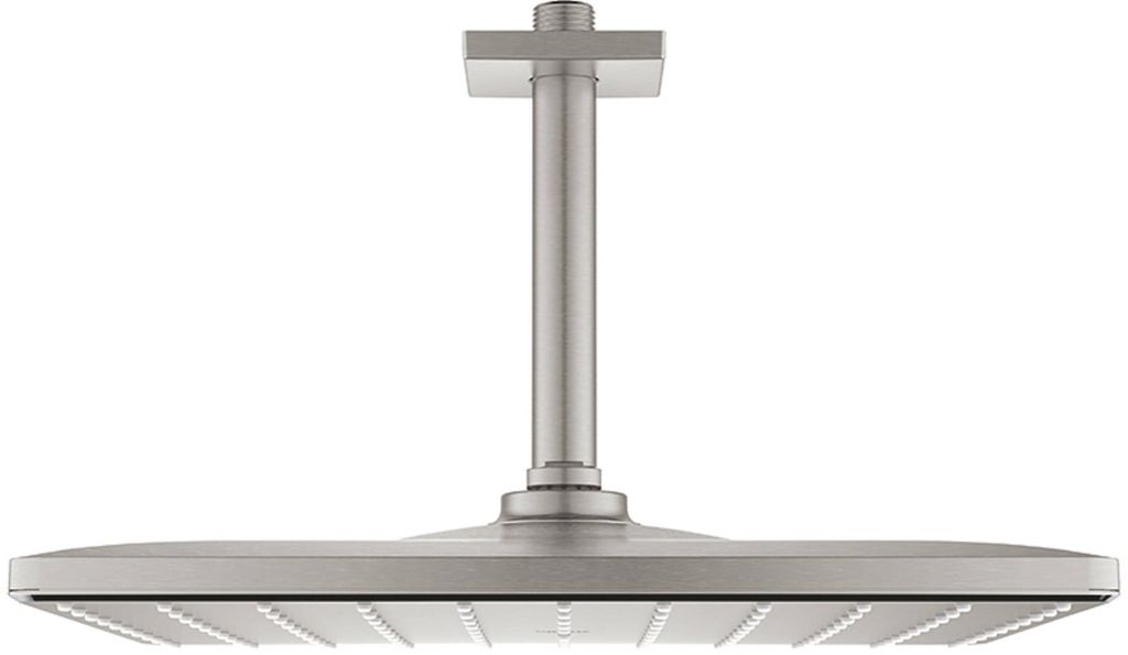 Grohe Kopfbrause Rainshower Mono 310 Cube Deckenauslass 14,2cm, supersteel