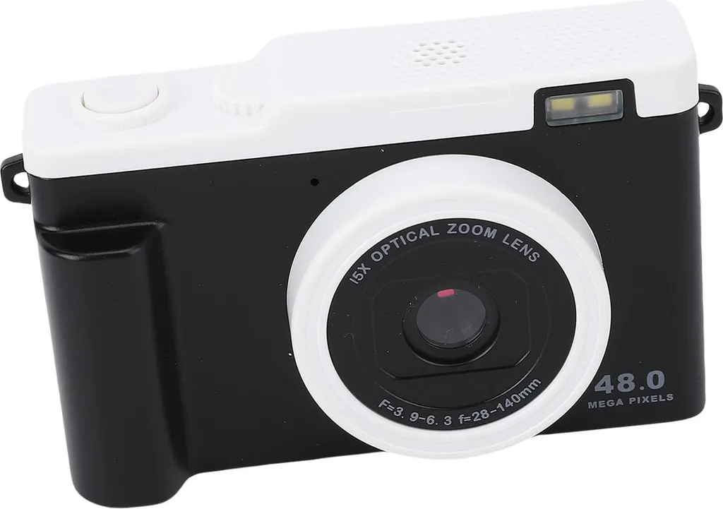 Appareil photo 48MP Zoom 15x WiFi - Flash LED et Transmission sans fil