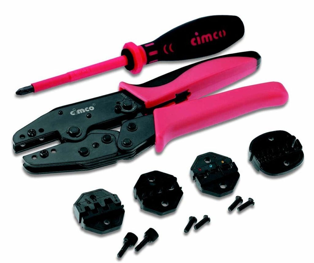 Cimco 102000 Kabel-Crimper Werkzeugsatz Schwarz