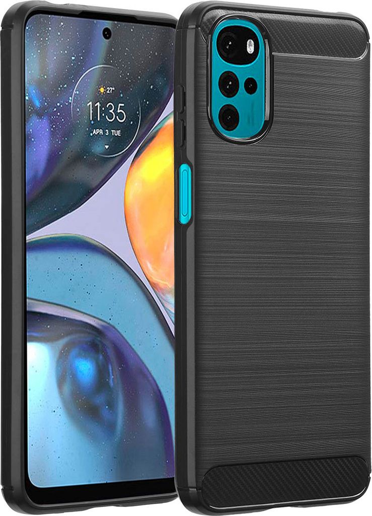 imoshion Brushed Back Cover Motorola Moto G22 - Schwarz Produktbild 