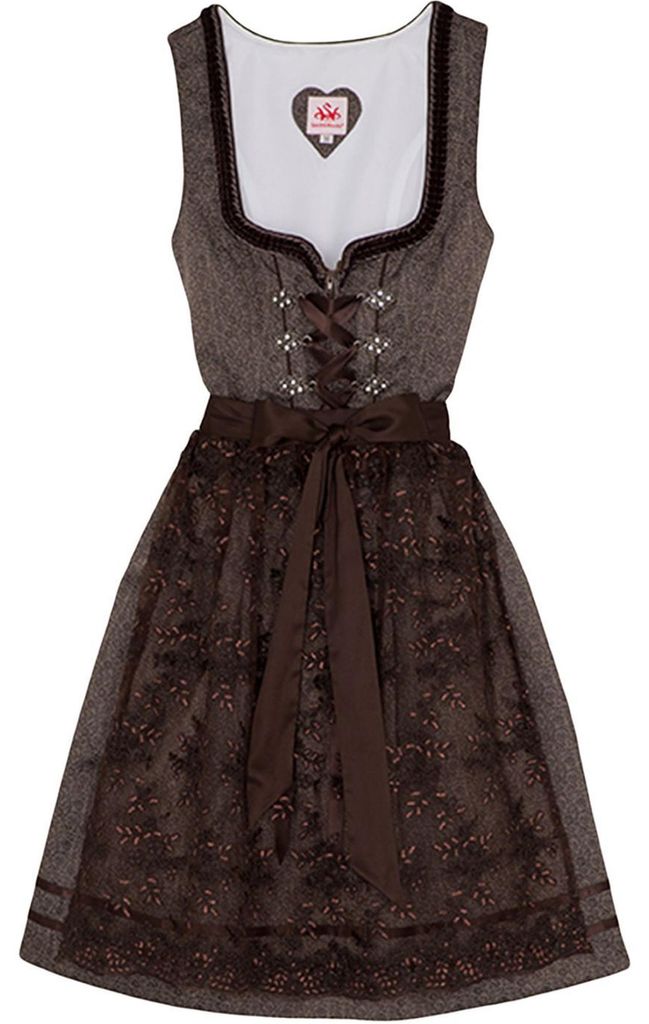 Spieth & Wensky Dirndl Bea Midi-Dirndl Kleid 2-teiliges Produktbild 