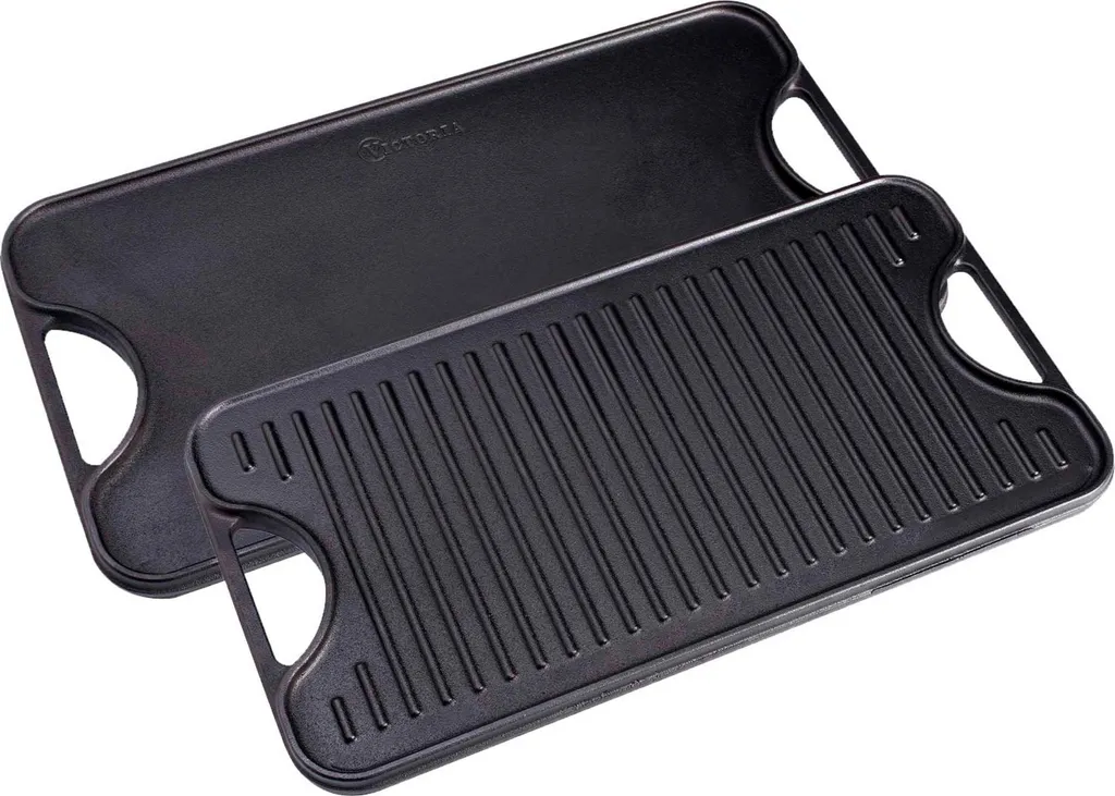 Piastra Victoria Ghisa 50x35cm Smaltata - Griglia Professionale BBQ