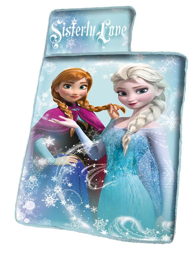 Parure de lit Ice Kingdom 127/55 en coton pour chambre enfant