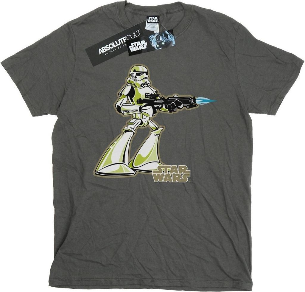 Star Wars - T-Shirt für Herren BI45988 (S) (Holzkohle)