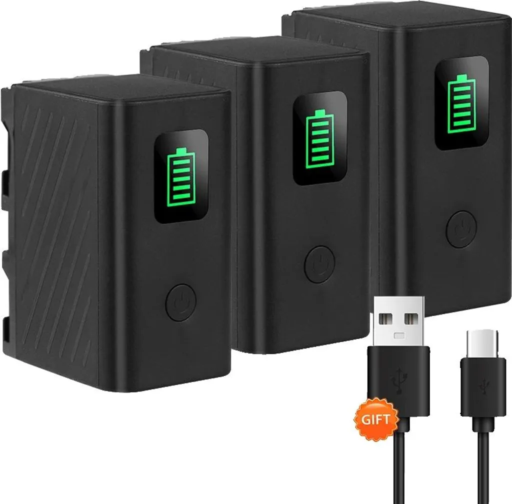 Batterie de secours 6000mAh pour Sony : Fini les pannes avec ce pack de 3